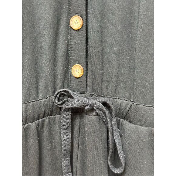 NWOT Garnett HIll Traverse Knit Front Button Jumpsuit One Piece Romper Women's M - Picture 4 of 12